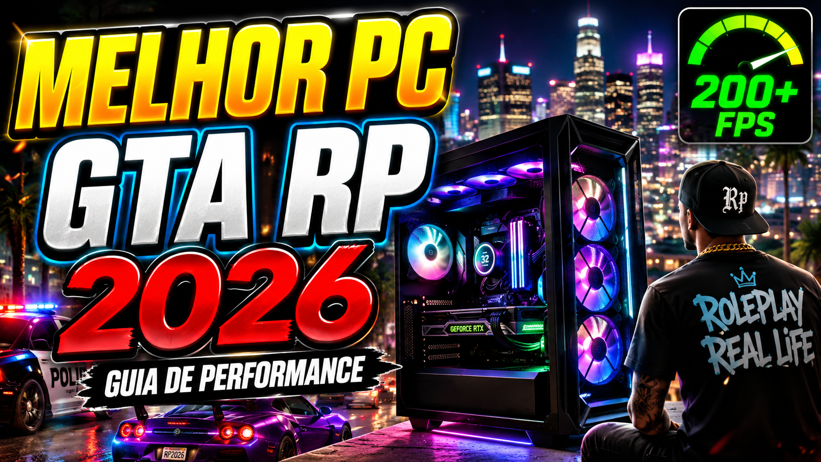 Melhor PC para GTA RP em 2026: guia de performance