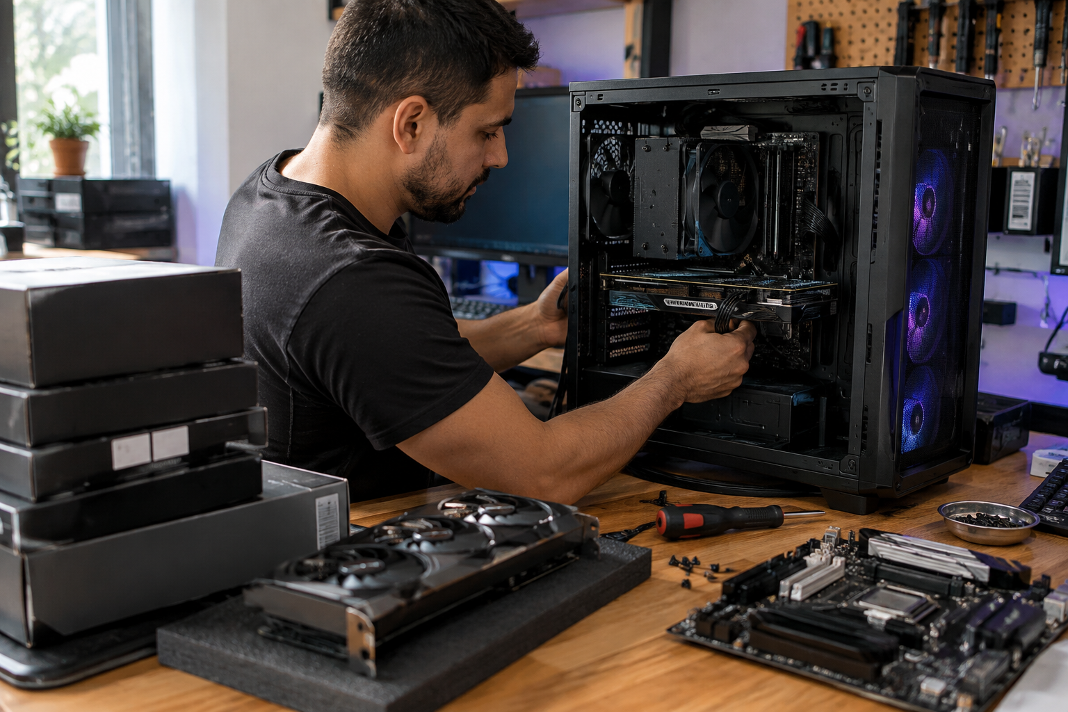 Quanto custa montagem de PC gamer em BH em 2026